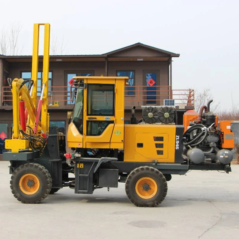 Highway Post-Driving Machinery: Integrated Hydraulic Hammer Rig For Drilling, Driving, And Extracting best